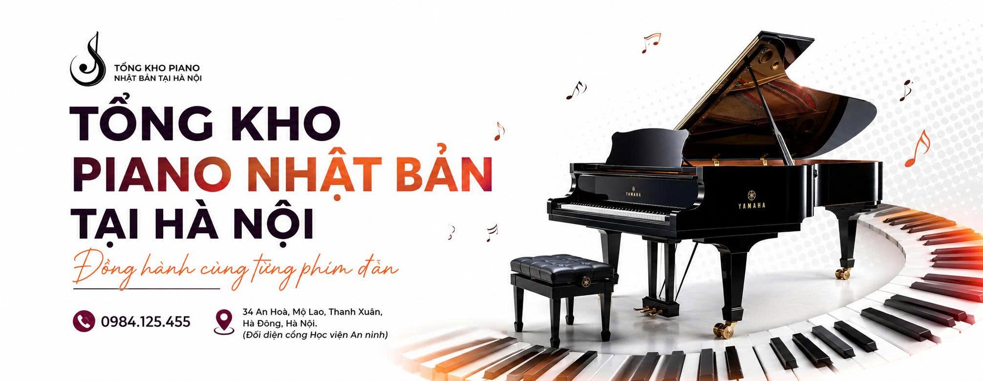 Showroom bán đàn Piano giá rẻ tại hà đông, hà nội
