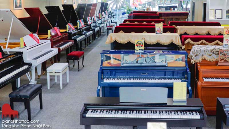 nên tìm kiếm các shop đàn piano nhật bản có nhiều mặt hàng để trải nghiệm, chơi thử