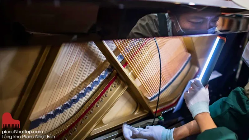 Nhà máy piano hiện đại có vai trò gì với thị trường quốc tế?